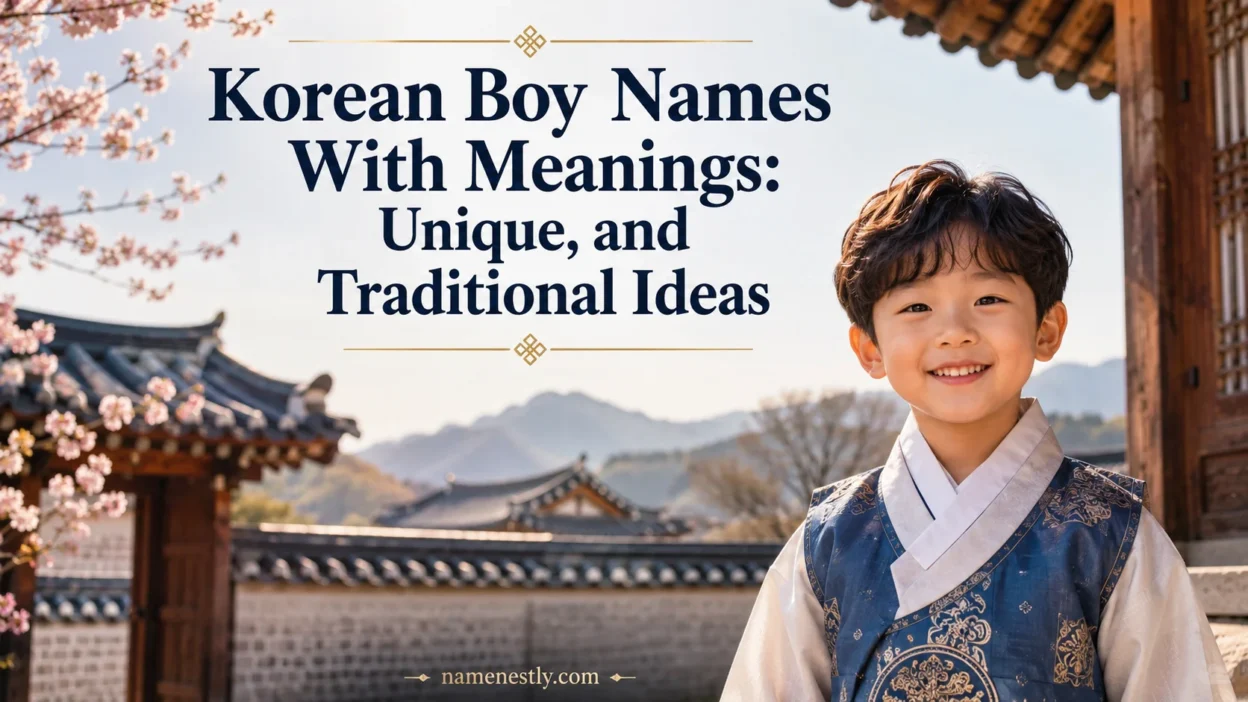 Korean Boy Names With Meanings