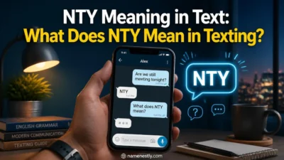 NTY Meaning in Text