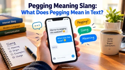Pegging Meaning Slang