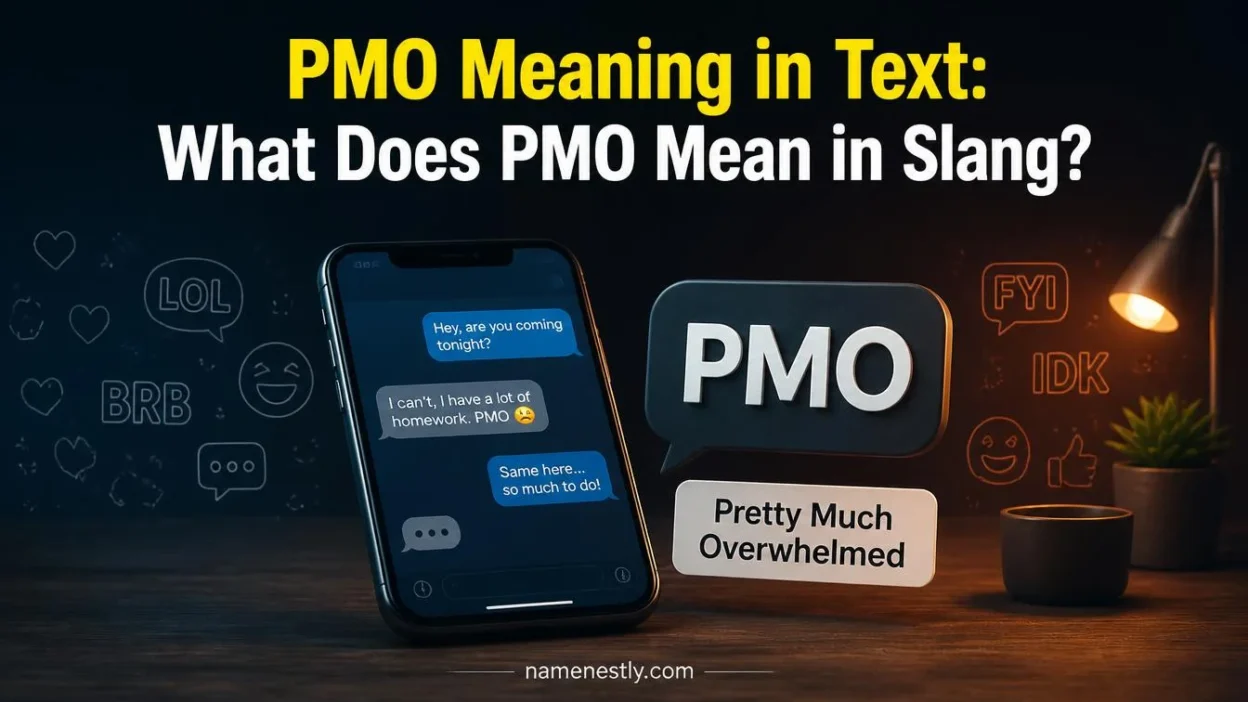PMO Meaning in Text