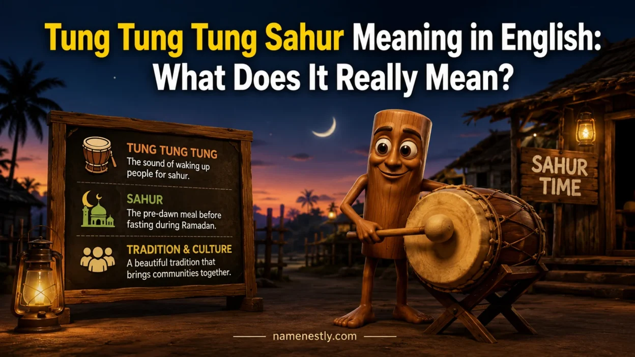 Tung Tung Tung Sahur Meaning in English