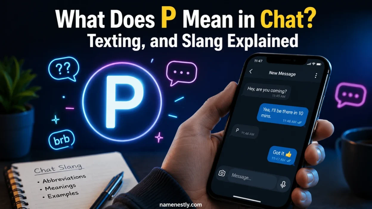 What Does P Mean in Chat