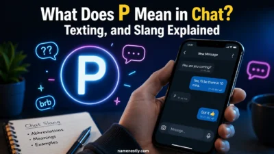 What Does P Mean in Chat