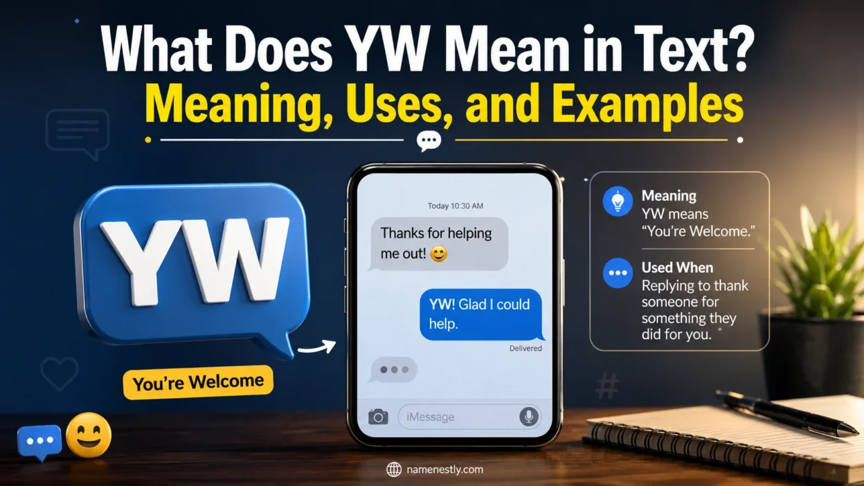 What Does YW Mean in Text