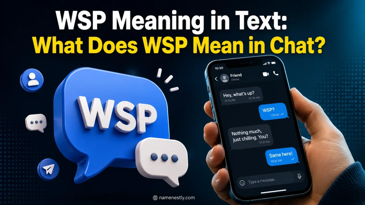 WSP Meaning in Text